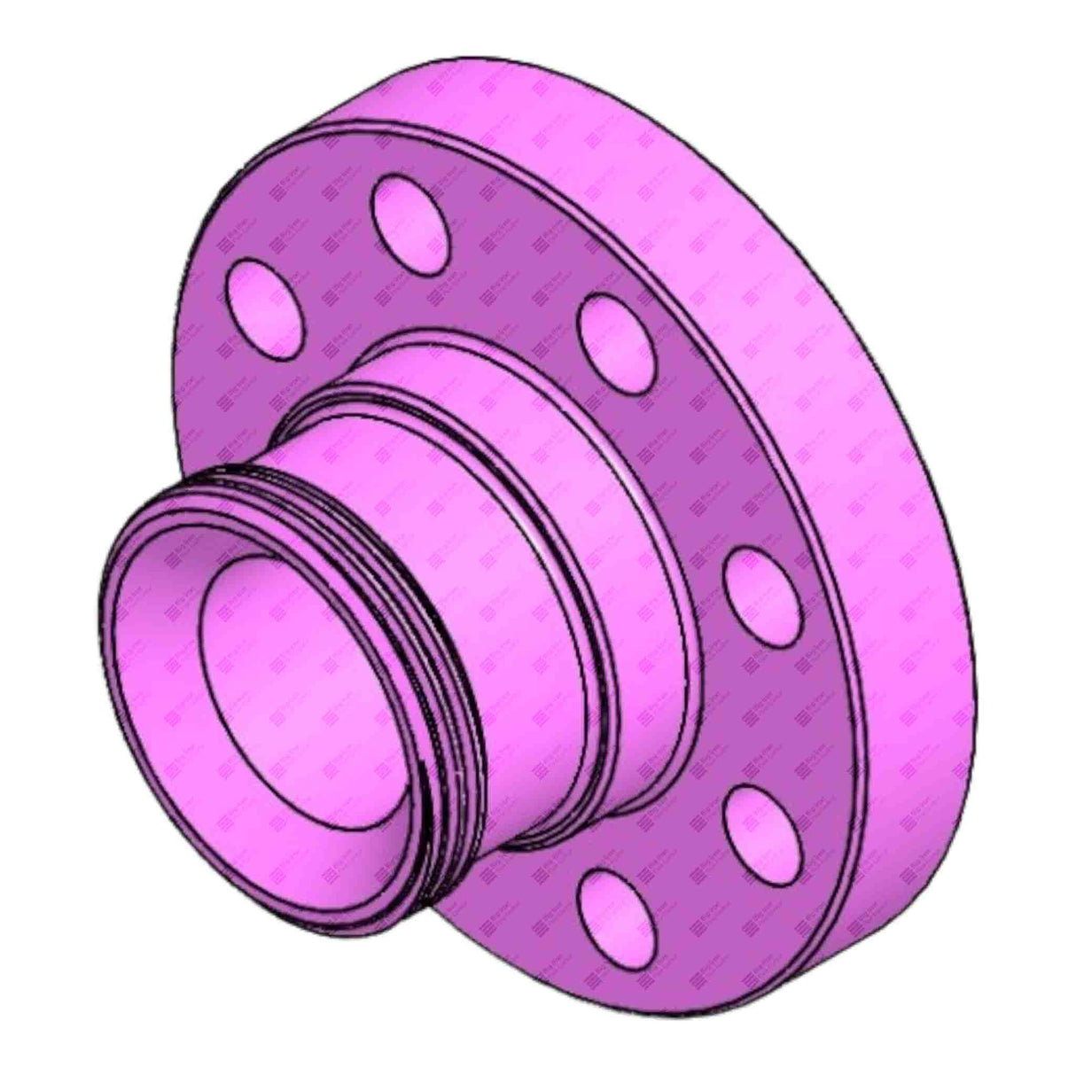 Flange Adapter, 4-1/16" 5M x 4" 206 F, 2000 psi, Sour Service